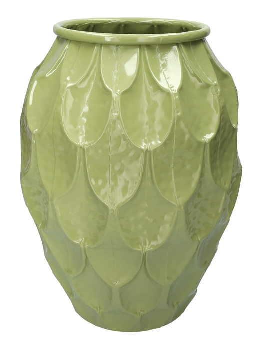 <h4>DF04-740361500 - Vase Luvion d18.5/28xh37 green</h4>