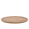 Mumbai Mango Wooden Tray Round Small Edge 44x44x2cm