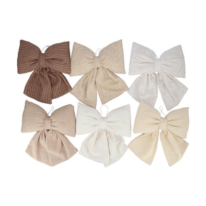 Deco Sand Bow X-mas Ass 40x50cm