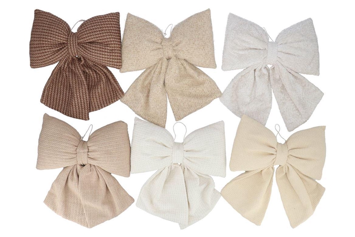<h4>Deco Sand Bow X-mas Ass 40x50cm</h4>