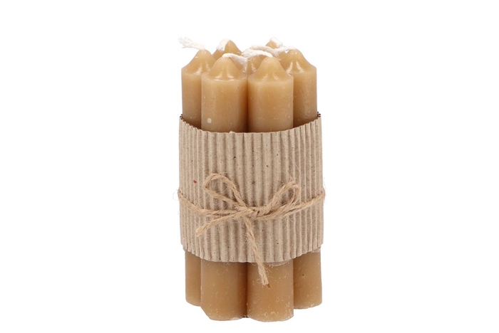 <h4>Candle Crown New Oker Per 7 2x12cm Nm</h4>