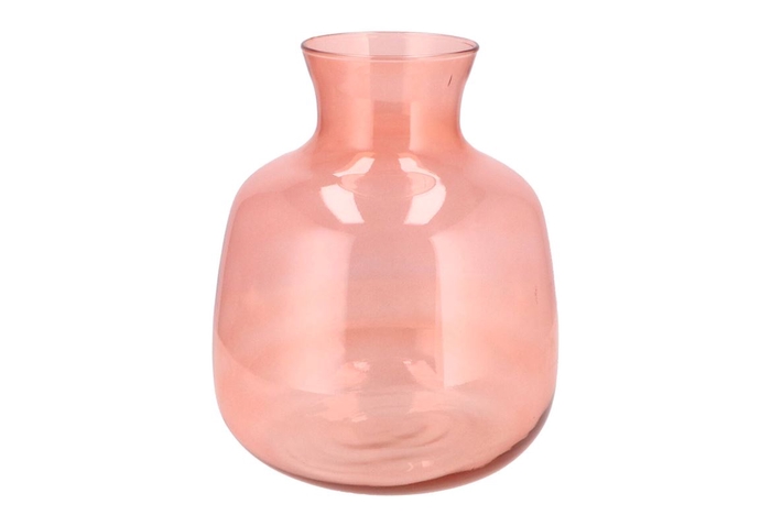 Mira Pink Glass Bottle Big 24x24xx28cm