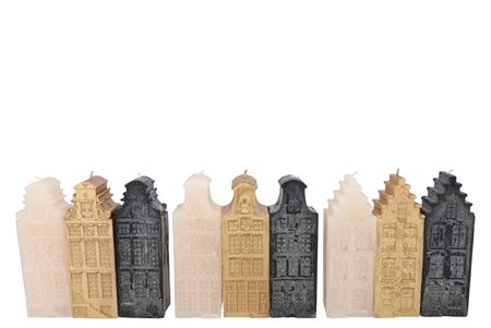 <h4>Candle A'dam House Black Mix 7x7x20cm</h4>