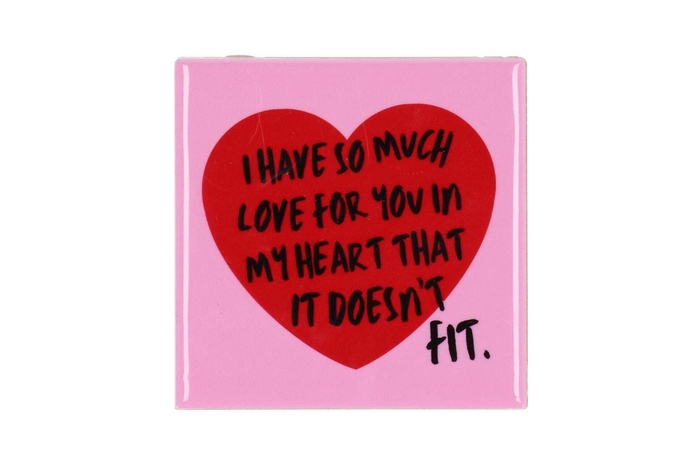 <h4>Tile I Have So Much Love Pink 10x10x1cm</h4>