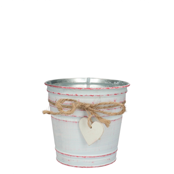 <h4>Valentine Zinc Love pot d13*12cm</h4>