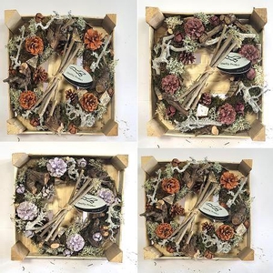 Arrangement Krans de Luxe in kistje nr 6 Mix