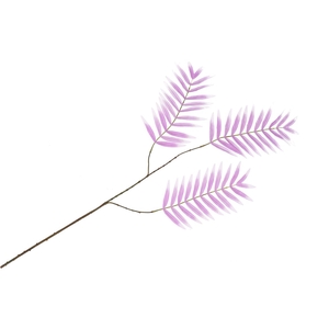 Silk Palm Leaf Lilac 87cm Nm