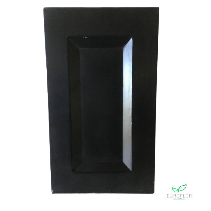 <h4>ZINK ZWART RECHTHOEK SCHAAL 34X20,5XH0,8CM</h4>