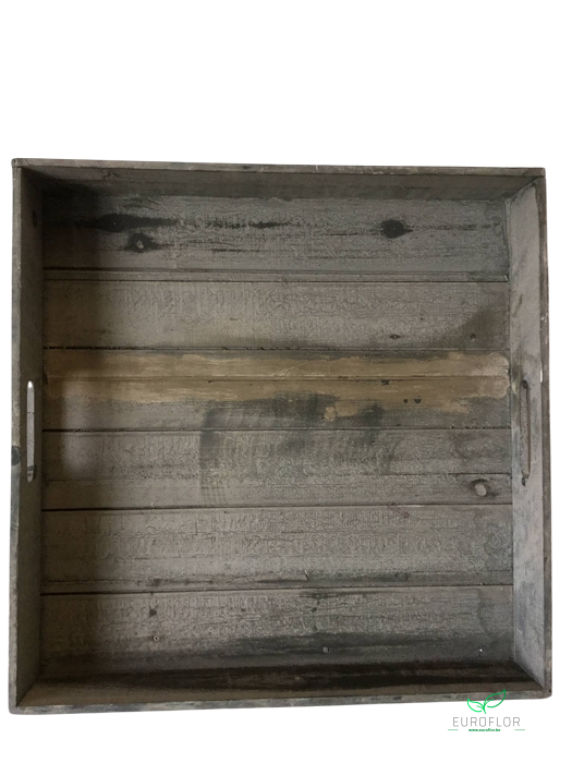 BAK VIERKANT BRUIN GRIJS 50*H8