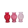 Bowy Jolly Pink Mix Vase Ass 11x11x18cm