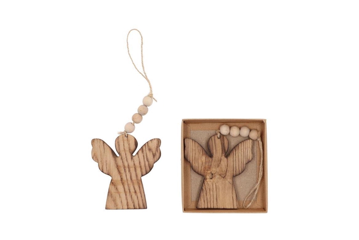 Fee Natural Hanger Angel 10x10cm P/2