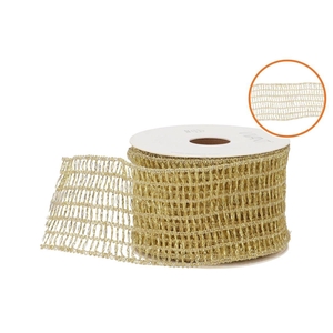 Ribbon Gritta Goud 10mx63mm