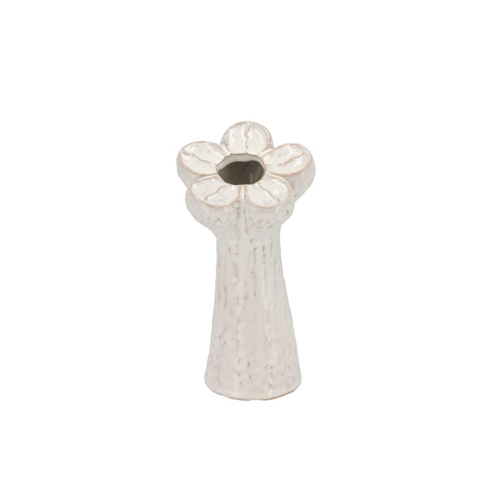 <h4>Mara White Vase Bloom 12x12x26cm Nm</h4>