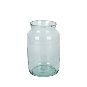 Vaas Clermont 18xH30cm recycled glas