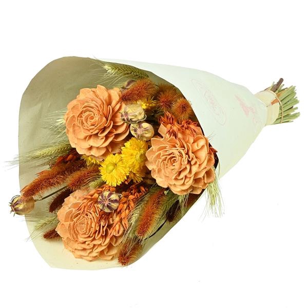 <h4>Bouquet Flourish Delighted Rust Mixed</h4>