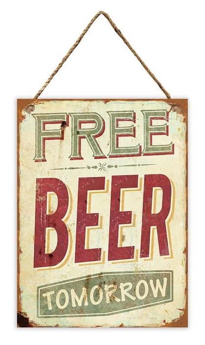 <h4>Wall Hanger Mtl Free Beer 9360</h4>