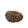 Concrete Pinecone Brown Round 16x13x10cm Nm