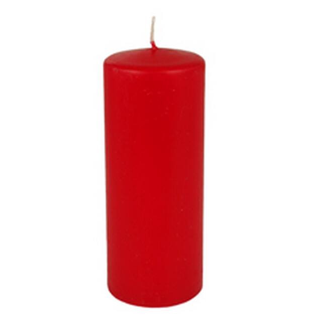 <h4>Kaars stomp 50x100mm rood</h4>