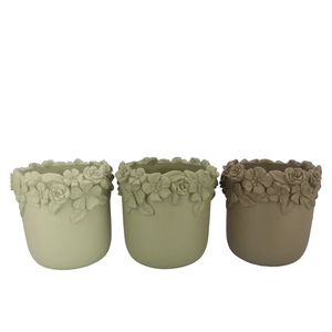 Gigi Summer Green Mix Flower Pot Ass 31x31x30cm