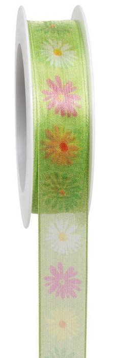 <h4>Lint Bloemmix 25mmx18mtr limoen</h4>