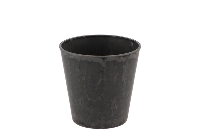 <h4>Melamine Grey Pot 13x10x12cm</h4>