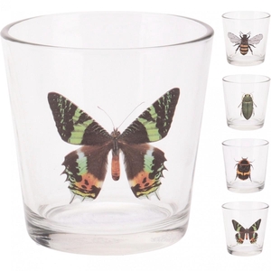 Candlelight Glass insects d08*8cm