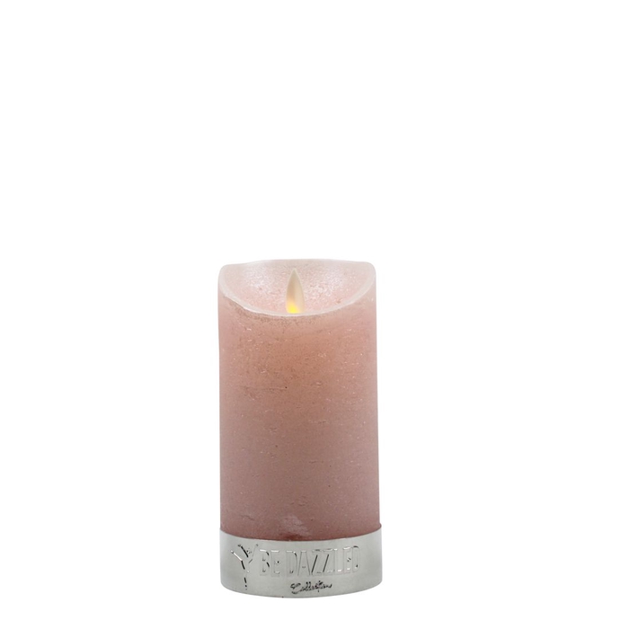 DF12-BD-20441 - Magic fl candle 75x150mm rose gold tmr