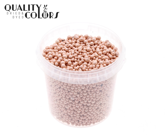 Terracotta pearls 1 ltr bucket Orange