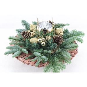 arr5 Kerst VV - Zink potje rond Gold