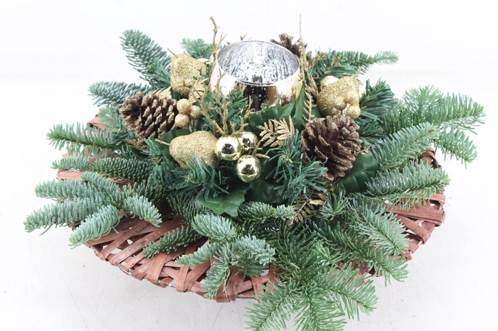 <h4>arr5 Kerst VV - Zink potje rond Gold</h4>