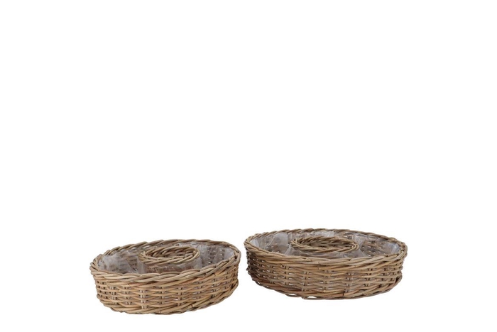 <h4>Rattan Kuboo Ring Basket S/2 35x10cm/40x10cm</h4>