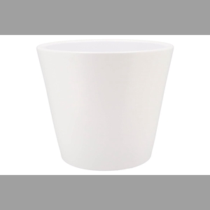 Vinci Matt White Container Pot 34x28cm