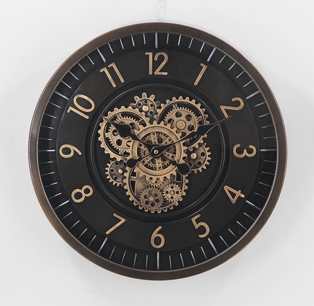 Clock Gear Ø46cm With Glass Co