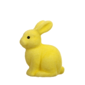 Easter Rabbit flock d12*21cm