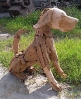 Dog Teak Anjing L50W23H57