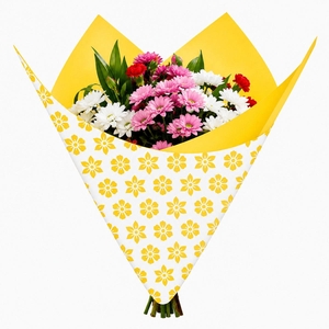 Vel 80*90cm Clear flowers x50