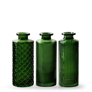 Glass Bottle Alanis d02/5*13cm ass.