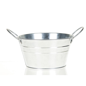 DF04-942102100 - Planter zinc Parkin round+ears d19xh9.5