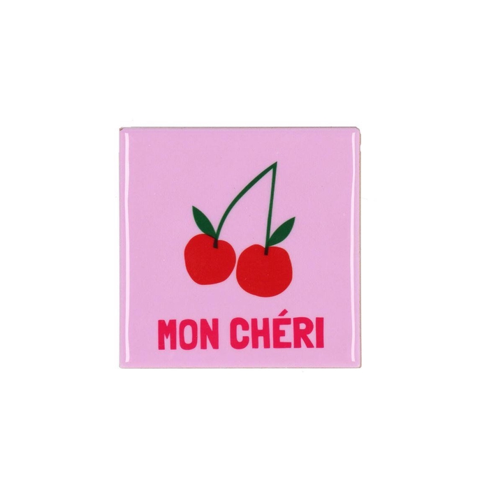 <h4>Tile Mon Cheri Pink 10x10x1cm</h4>