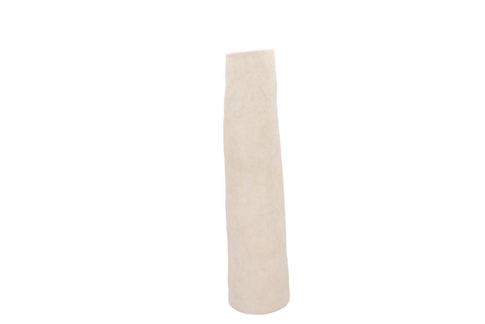 <h4>Porto White Vase Tube 13x13x37cm</h4>