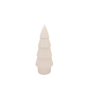 Porto Pine Tree White 17x17x38cm