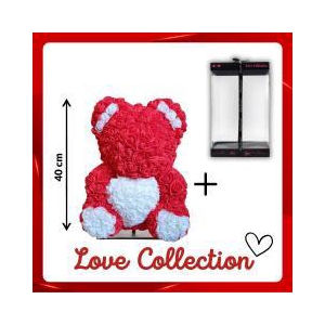 arr6 Deco beer 40cm - Rood wit new