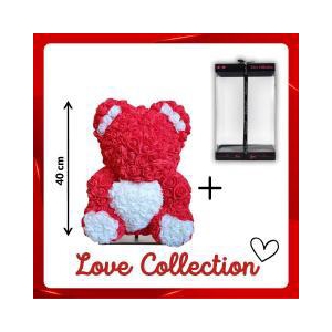 arr6 Deco beer 40cm - Rood wit new