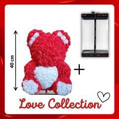 Arr6 Deco Beer 40cm - Rood Wit New