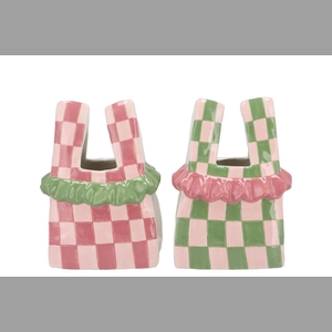 Yfke Summer Pink/green Vase Bag Ass 14x9x19cm Nm