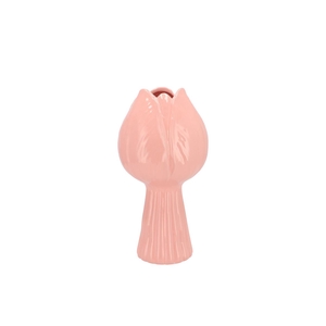 Tulip Pink Vase Tulip 13x13x27cm