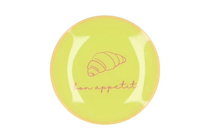 Plate Round Bon Appetit 18x18x2cm