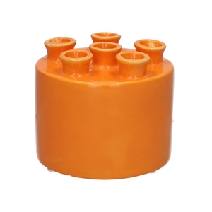 DF03-666844000 - Vase Tulia d3/12xh10.5 orange