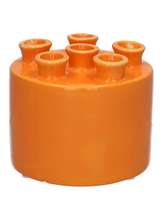 <h4>DF03-666844000 - Vase Tulia d3/12xh10.5 orange</h4>