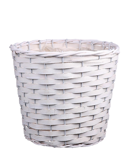 <h4>DF06-663360476 - Basket Fado d22xh18 white</h4>